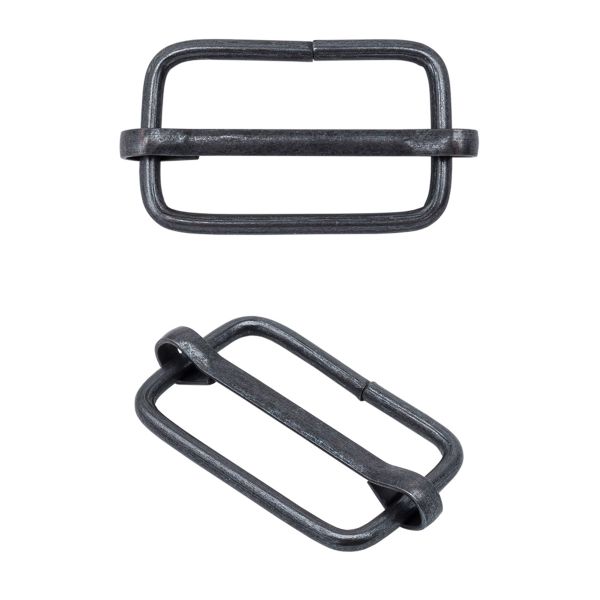 Рамка регулировочная 25 мм ушко (17х31 мм) (черный), 100 шт