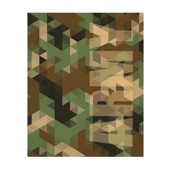 Тетрадь Милитари A5 96 л. на спирали 60 г/м², 6 шт, клетка, SVT 960921 04, Светоч