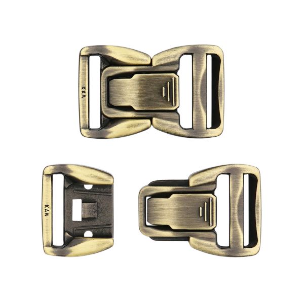 Фастекс (пряжка трезубец) металл 20 мм, 6 шт, OB бронза, MB2313