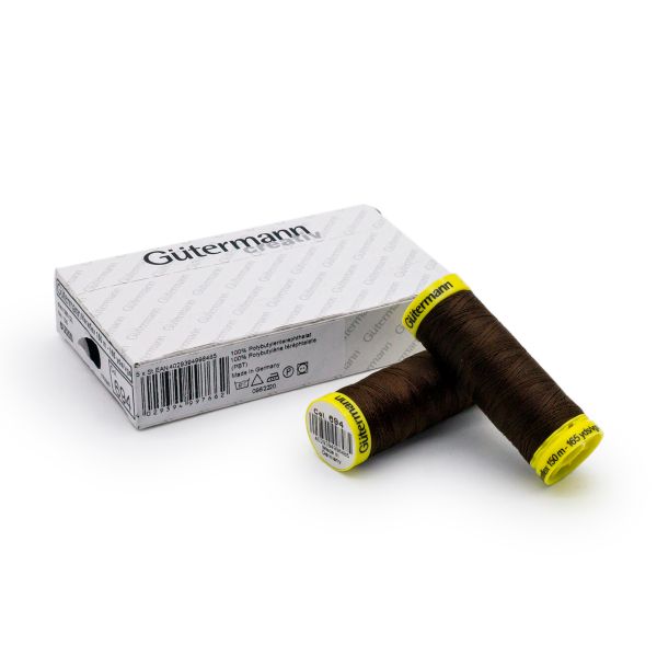 Нитки для трикотажа Gutermann Maraflex, 150м, 694 кофейный, 5 катушек