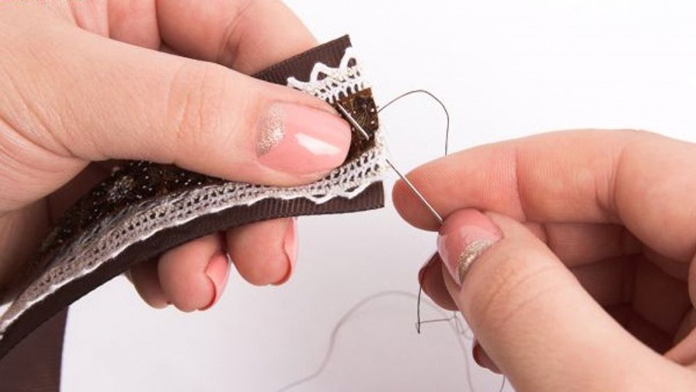 Иглы ручные гибкие бисерные с широким ушком ⌀0.5 мм, 1 шт, сталь, Gamma NC-301