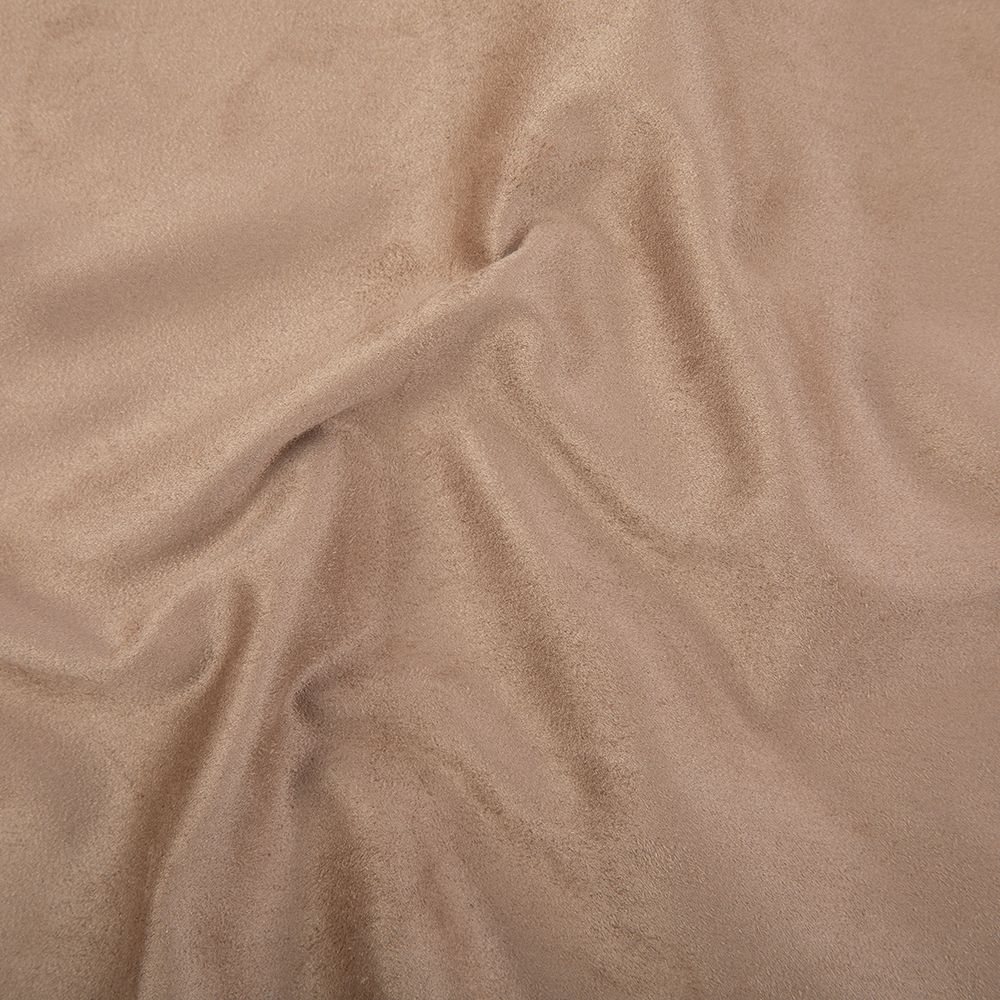 Замша искусственная отрез 35х50 см, 175±5 г/м², 17-1038 cappuccino (т. бежевый), Peppy Woven Suede