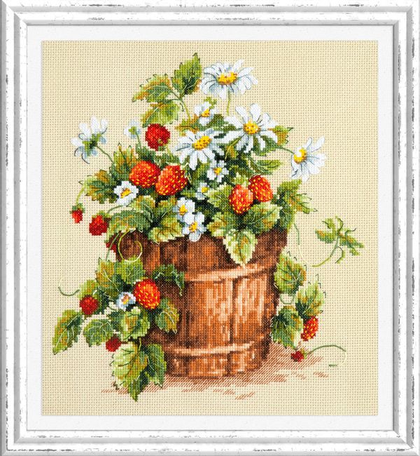 Набор для вышивания нитками Чудесная игла, Вкус лета 24х26 см