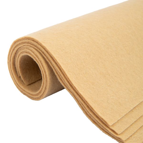 Фетр листовой 1 мм, 20х30 см, 5 шт, CH641 бежевый, Blitz FKC10-20/30