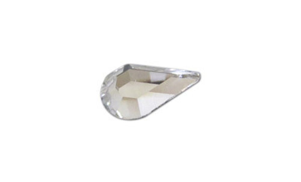Стразы клеевые стекло 10х6 мм, 72 шт, белый (crystal), Preciosa 438-15-110 i