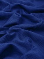 Муслин 125 г/м², 130 см / 2 метра, TBY.Mus.24723.27.2, цв.27 синий