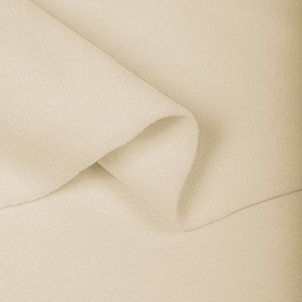 Флис 2-сторонний 190 г/м², 150 см / 2 метра, TBY-0059-103.2, цв.F103 молочный