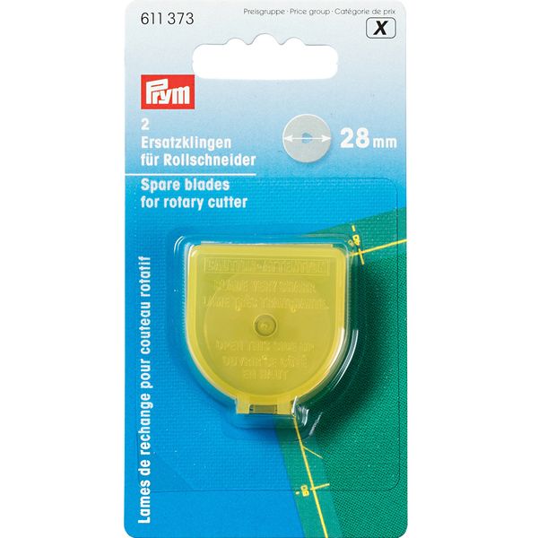 Лезвия сменные для раскройного ножа нержавеющая сталь ⌀28 мм, 2 шт, Prym 611373