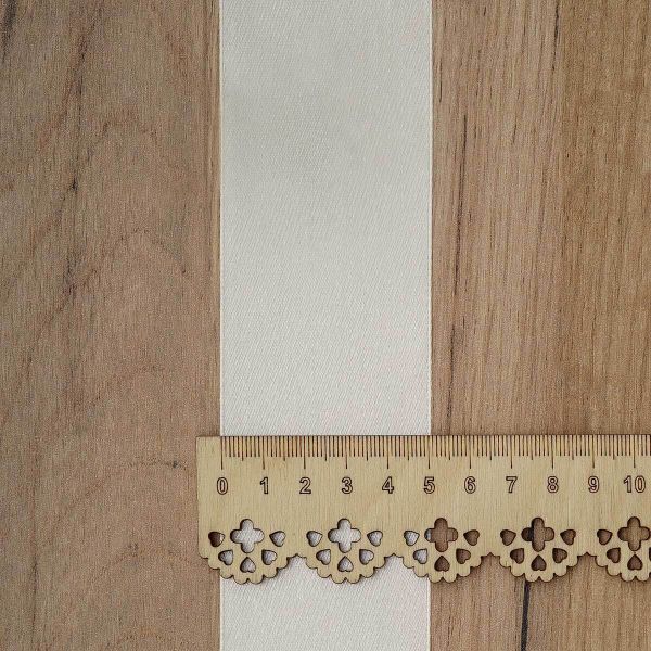 Лента атласная 1-сторонняя 50.0 мм / 22.86±1 метров, 051 ванильный, Globus