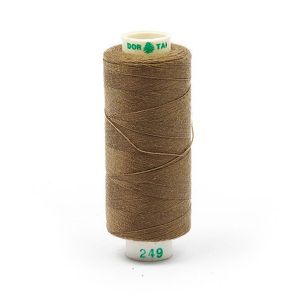 Нитки швейные бытовые Dor Tak 40/2, 366 м / 10 кат., 249 т.бежевый