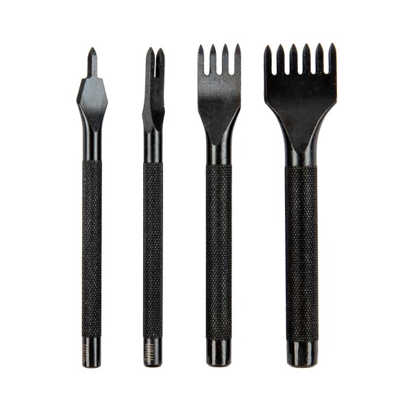 Пробойники для кожи строчные, набор (ромбовидные зубцы) для кожи, ромб, шаг 4 мм, Промысел, LT-024