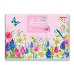 Альбом для рисования 100 г/м², A4 29х20.5 см, склейка с одной стороны 40 л., 4 шт, 40АЛКЛ4_000254 Бабочки, Светоч