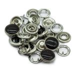 Кнопка рубашечная (джерси) акрилик ⌀11.0 мм, 30 компл., черные, Hobby&Pro