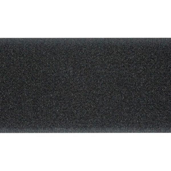 Лента контактная липучка (велкро) пришивная 50 мм / 25 метров, черный, ПАРА (крючок+петля), качество 