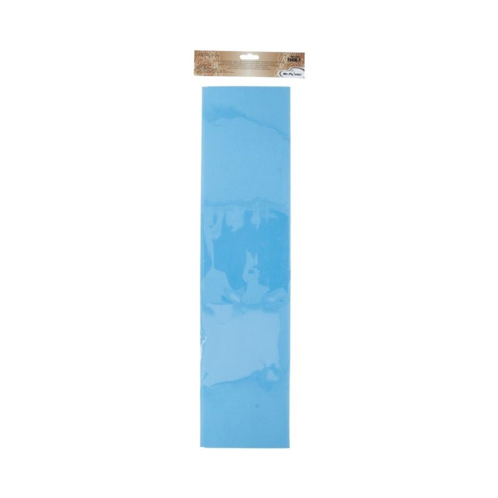Фоамиран 0,5 мм, 50х50 см, ± 3 см, 5 шт, 15 голубой, Mr.Painter FOAM-2