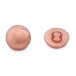 Пуговицы на ножке Полусфера 18L (11мм), металл (Copper (медь)), MEs-2014, 36 шт
