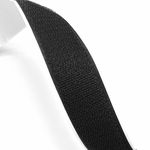 Лента контактная липучка (велкро) клеевая 20 мм / 25 метров, черный, КРЮЧОК, 681045, качество "A"