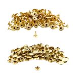 Хольнитены ⌀9 мм, h=9 мм, сталь, New Star №33.5, цв.золото, ≈100 шт