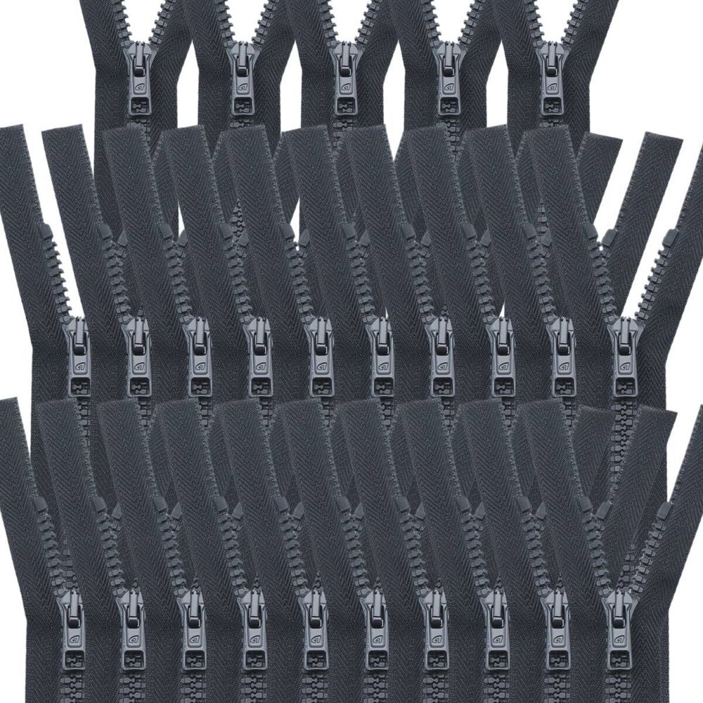 Молния трактор Arta Т6 (6 мм) 1 зам., разъем., 70 см, ОПТ. УП. 25 ШТ., 102 т.серый