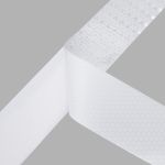 Лента светоотражающая самоклеящаяся 50.0 мм / 10 метров, белый металлик, 6830-0034