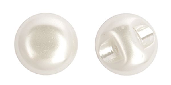 Пуговицы на ножке пластик A1004 цв.001 белый 20L-12,5мм, 40 шт