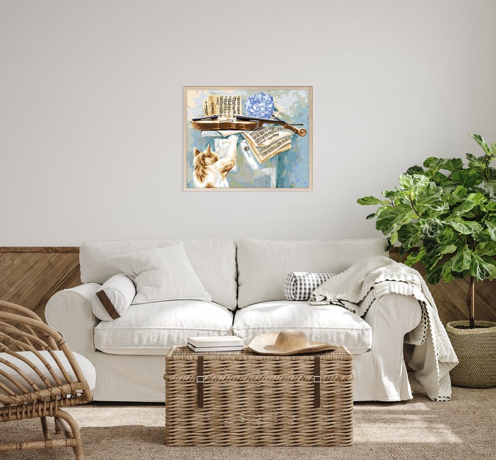 Картина по номерам Фрея, Любопытство, 40х50 см