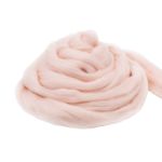 Шерсть для валяния мериносовая тонкая 100%, 100г, 68 чайная роза