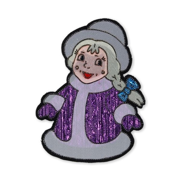 Термоаппликация №2 12 шт, 2-57 Снегурочка 9х6.5 см, Blitz