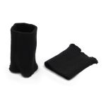 Манжеты трикотажные 7.0х9.0 см, 5 пар, тонкие 14кл. 1х1, 004 черный