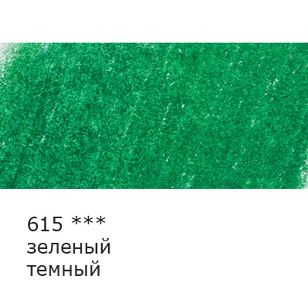 Карандаш цветной заточенный, 6 шт, 615 зеленый темный, Vista-Artista INTENSE VICP