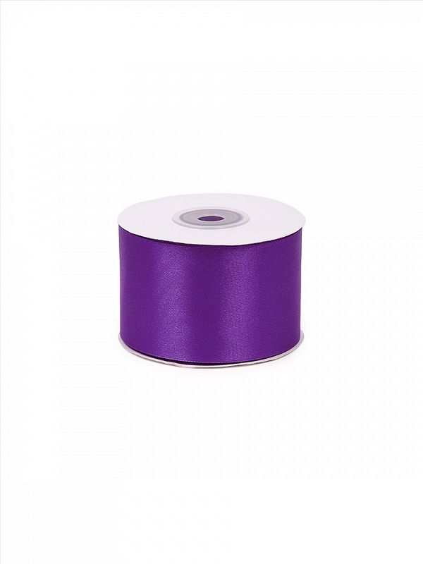 Лента атласная 1-сторонняя 50.0 мм / 22.5±1 метра, 3118 фиолетовый, Magic4Hobby