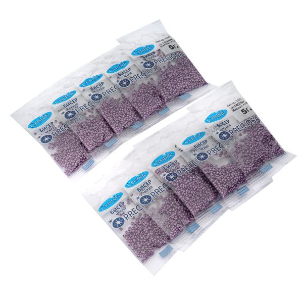 Бисер Preciosa 10/0 (2.3 мм), 50 г (10х5 г), цв. 18528