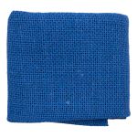 Ткань для рукоделия рогожка 100% лен 48х45см, синий