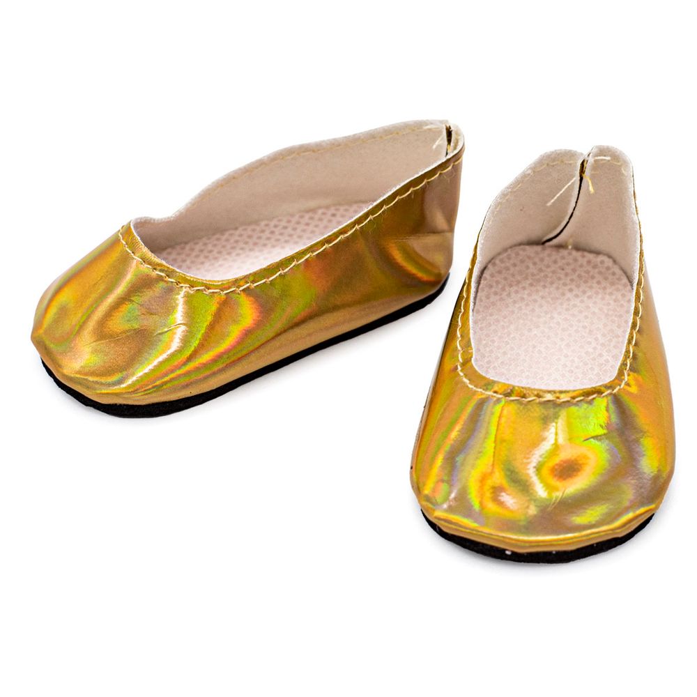 Туфельки 7х4х3см, пара (золотой), DSS8261