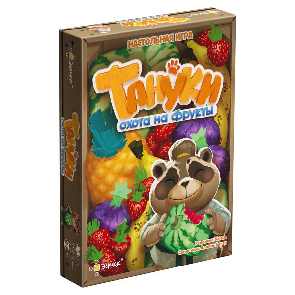 Игра настольная Тануки. Охота на фрукты, Эврикус BG-11069