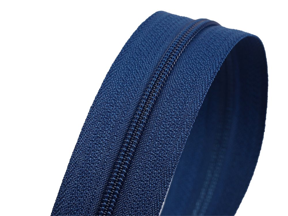 Молния рулонная витая (спираль) Т3 (3 мм) УСИЛЕННАЯ, НА БОБИНЕ, S-040 св.синий (цв.SBS) / кор. 1200 метров