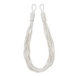 Подхваты шторные Каскад (L73см/ ширина 2см) (молочный), К-16