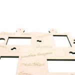 Заготовка для декорирования Фоторамка Пазлы, 31х35 см, Астра