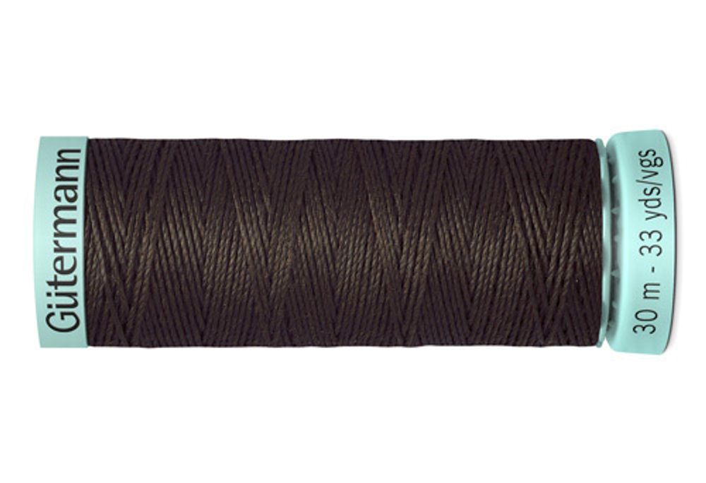 Нитки шелковые Gutermann Silk R753, 30м, 696 т.шоколад, 5 катушек /TOS/