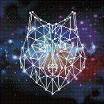 Алмазная (кристальная) мозаика Фрея, Волк. Абстракция, 50х50 см