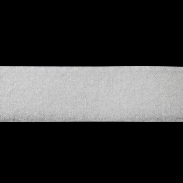 Лента контактная липучка (велкро) пришивная 38 мм / 25 метров, белый, ПЕТЛЯ, качество 