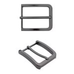 Пряжка ременная металл 35 мм, Nickel, 3 шт