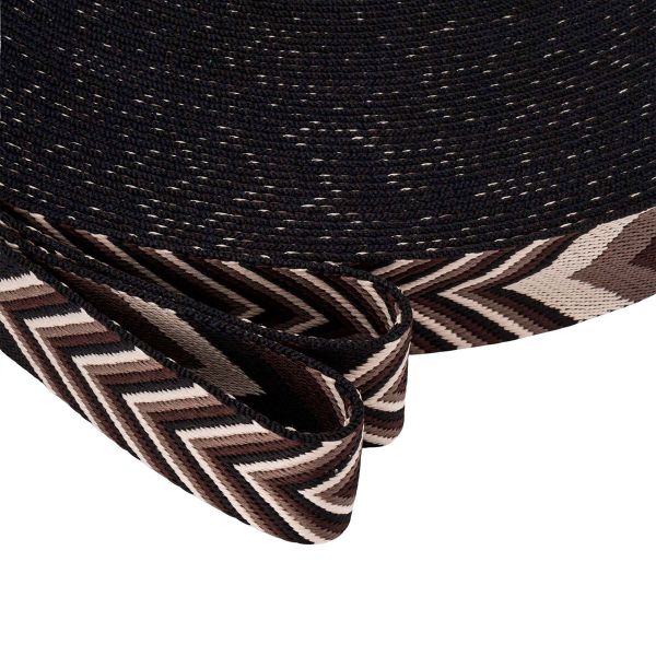 Стропа (ременная лента) 38 мм / 45.72 метра, [38.82 г/пог.м], с принтом 2-сторонняя, D159 коричневый/бежевый, 3Al354