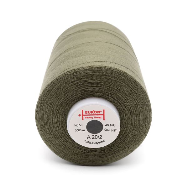 Нитки швейные Euron A 20/2 №50, 3000 м, (1417)