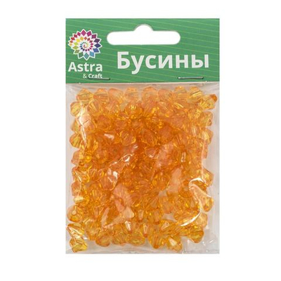 Бусины акрил ⌀8 мм, 25 г, ромбовидные, Astra&Craft, 49