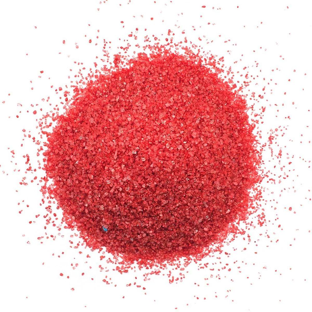 Песок для декоративных работ, 500гр, 123 красный