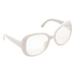 Очки для куклы со стеклом, пластик, 8,5 см, 1шт, белый