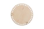 Заготовка из фанеры Панно с перфорацией Круг, ⌀15 см, 15х15х0.4 см, 0.4 см, БА-03 Mr.Carving