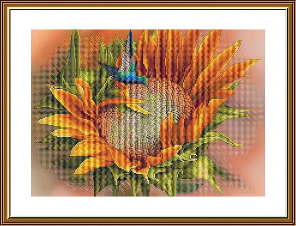 Набор для вышивания нитками Нова Слобода, Невозможное возможно 36х26 см