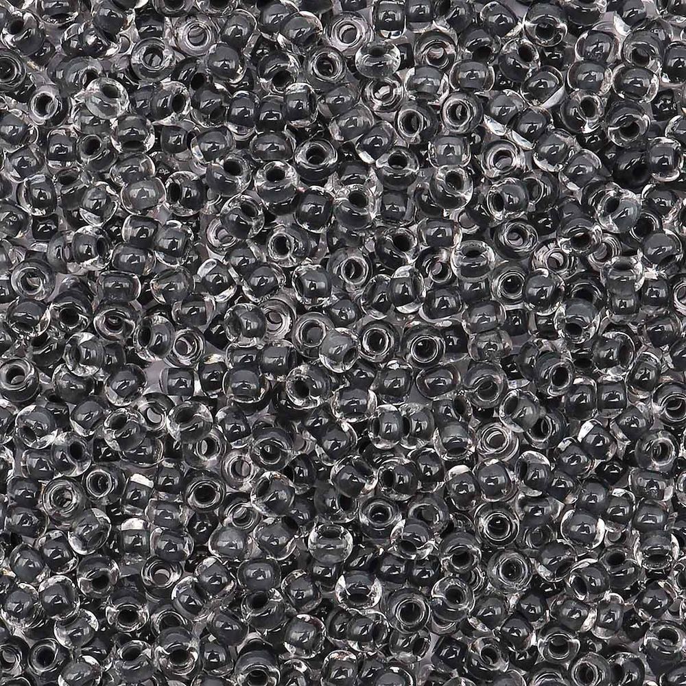 Бисер Preciosa прозрачный с цветн. центром 10/0 (38349) круг. отв., 500гр